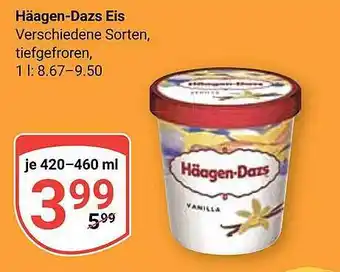 Globus Häagen-dazs eis Angebot