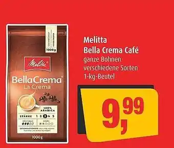 Markant Melitta bella crema café Angebot