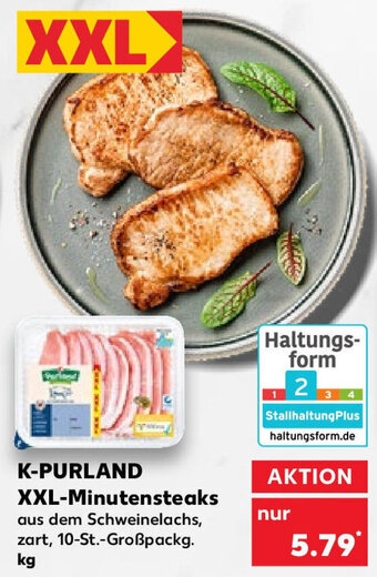 Kaufland K-Purland XXL Minutensteaks Angebot