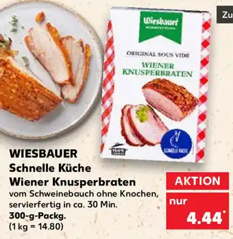 Kaufland Wiesbauer Schnelle Küche Wiener Knusperbraten 300 g Packg. Angebot