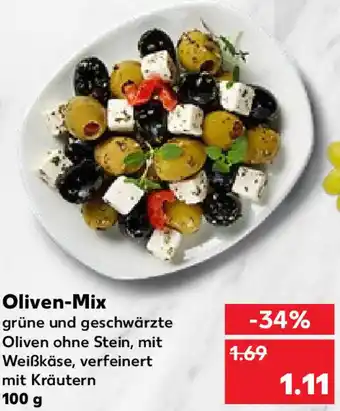 Kaufland Oliven Mix 100 g Angebot