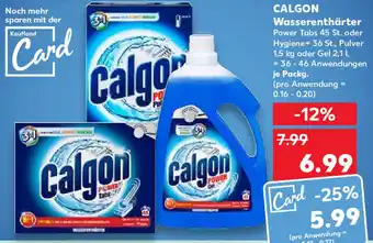 Kaufland Calgon Wasserenthärter 36-46 Anwendungen Angebot