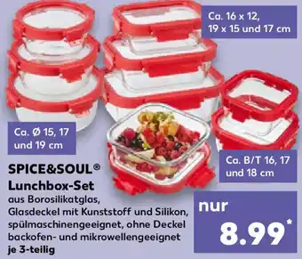 Kaufland Spice & Soul Lunchbox Set 3-teilig Angebot