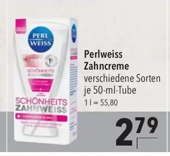 CITTI Markt PerlWeiss Zahncreme 50ml Angebot