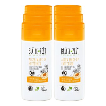 Netto Marken-Discount Blüte-zeit augen make-up entferner 100 ml, 6er pack Angebot
