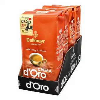 Netto Marken-Discount Dallmayr crema d'oro intensa ganze kaffeebohnen 1 kg, 4er pack Angebot