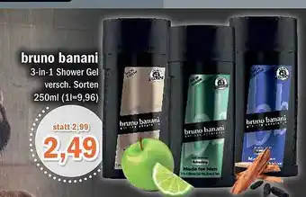 Aktiv Irma Bruno banani 3-in-1 shower gel Angebot