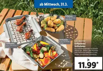 Lidl Grillmeister Grillpfanne/Grillschalen Angebot