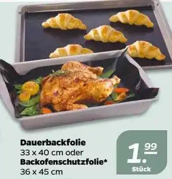 NETTO Dauerbackfolie oder backofenschutzfolie Angebot