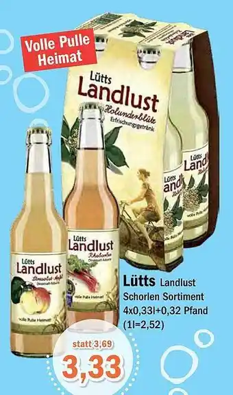 Aktiv Irma Lütts landlust schorlen sortiment Angebot