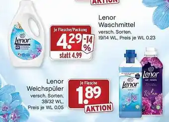 Wasgau Lenor weichspüler, lenor waschmittel Angebot