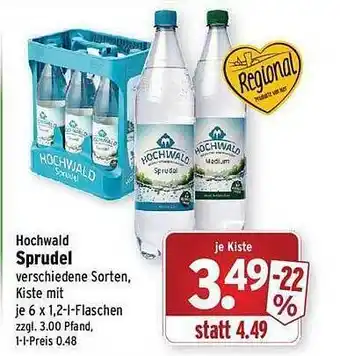 Wasgau Hochwald sprudel Angebot