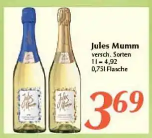 inkoop Jules mumm verschiedene sorten Angebot