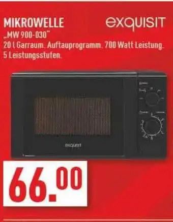 Marktkauf Exquisit mikrowelle „mw 900-030“ Angebot