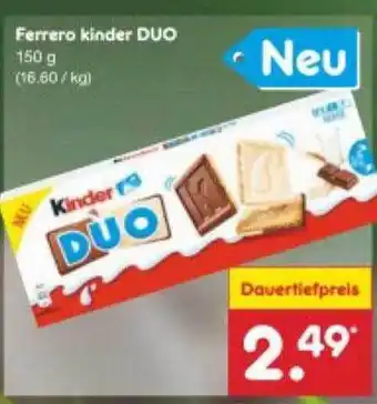 Netto Marken-Discount Ferrero kinder duo Angebot