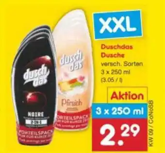 Netto Marken-Discount Duschdas dusche verschiedene sorten Angebot