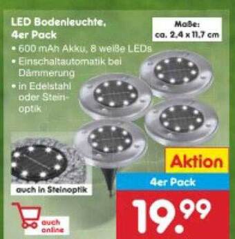 Netto Marken-Discount Led bodeneleuchte, 4er pack Angebot