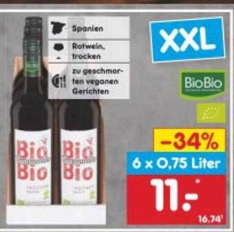 Netto Marken-Discount Xxl bio bio Angebot