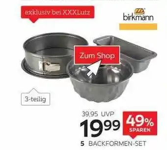 XXXLutz Birkmann backformen-set Angebot