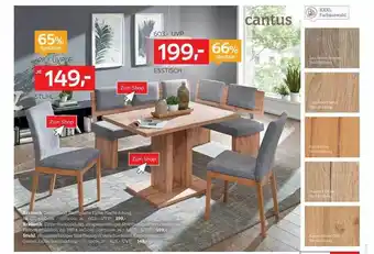 XXXLutz Cantus esstisch, eckbank oder stuhl Angebot