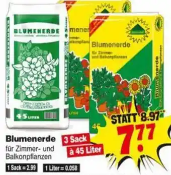 Repo Markt Blumenerde 45 Liter Angebot