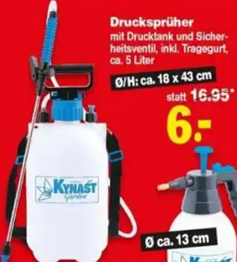 Repo Markt Kynast Drucksprüher ca. 5 Liter Angebot