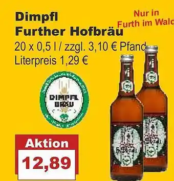 Bilgro Dimpfl further hofbräu Angebot