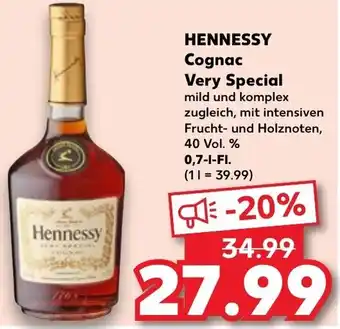 Kaufland Hennessy Cognac Very Special 0,7 L-Fl. Angebot