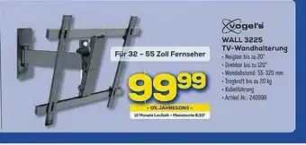 Euronics Berlet Vogel's Wall 3225 Tv-wandhalterung Angebot