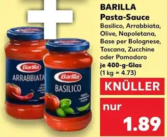 Kaufland Barilla Pasta Sauce 400 g Glas Angebot