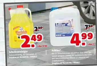 Hagebau Scheibenreiniger, Adblue Angebot