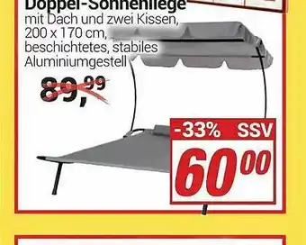 CENTERSHOP Doppel-sonnenliege Angebot