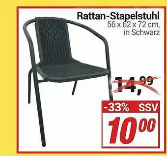 CENTERSHOP Rattan-stapelstuhl Angebot