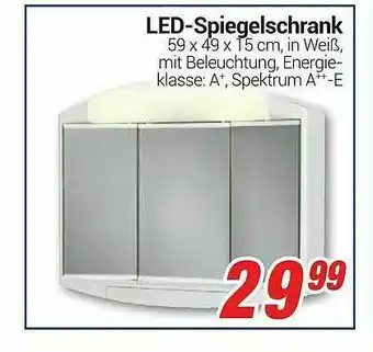 CENTERSHOP Led-spiegelschrank Angebot