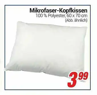 CENTERSHOP Mikrofaser-kopfkissen Angebot