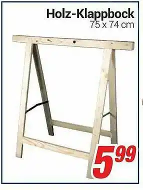 CENTERSHOP Holz-klappbock Angebot