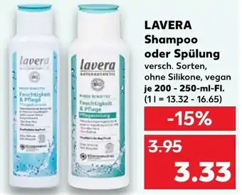 Kaufland Lavera Shampoo oder Spülung 200-250 ml Fl. Angebot