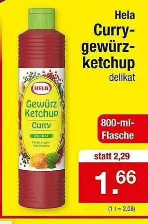 Zimmermann Hela Curry Gewürz Ketchup Angebot