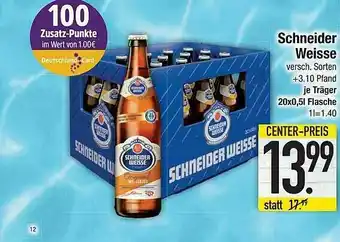 E-Center Schneider Weisse Angebot