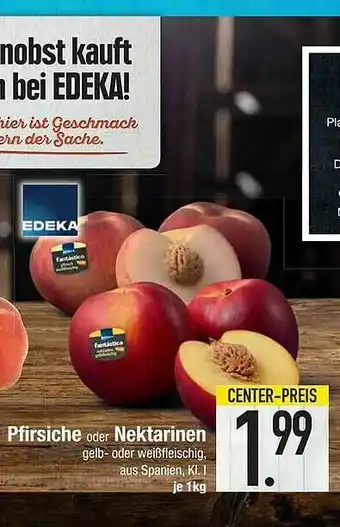 E-Center Pfirsiche Oder Nektarinen Angebot