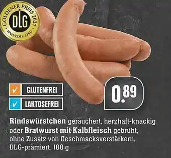 Edeka Rindswürstchen Oder Bratwurst Mit Kalbsfleisch Angebot