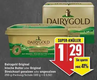 Edeka Dairygold Original Irische Butter Oder Original Streichzart Gesalzen Oder Ungesalzen Angebot