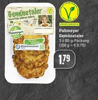 Edeka Pahmeyer Gemüsetaler Angebot