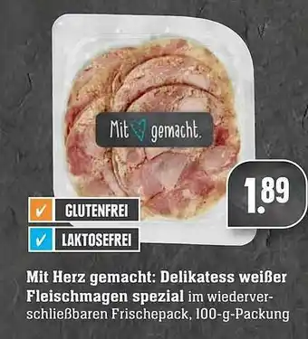 Edeka Mit Herz Gemacht: Delikatess Weißer Fleischmagen Spezial Angebot