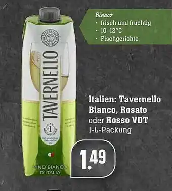 Edeka Tavernello Bianco, Rosato Oder Rosso Vdt Angebot