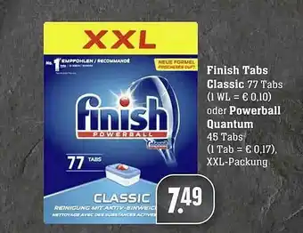 Edeka Finish Tabs Classic Oder Powerball Quantum Angebot