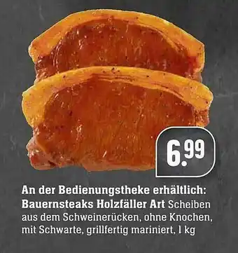 Edeka Bauernsteaks Holzfäller Art Angebot