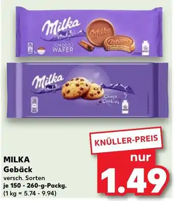 Kaufland Milka Gebäck 150-260 g Packg. Angebot