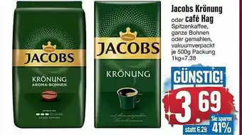 Edeka Jacobs Krönung Oder Café Hag Angebot