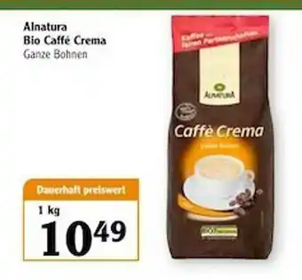 Globus Alnatura Bio Caffé Crema Angebot